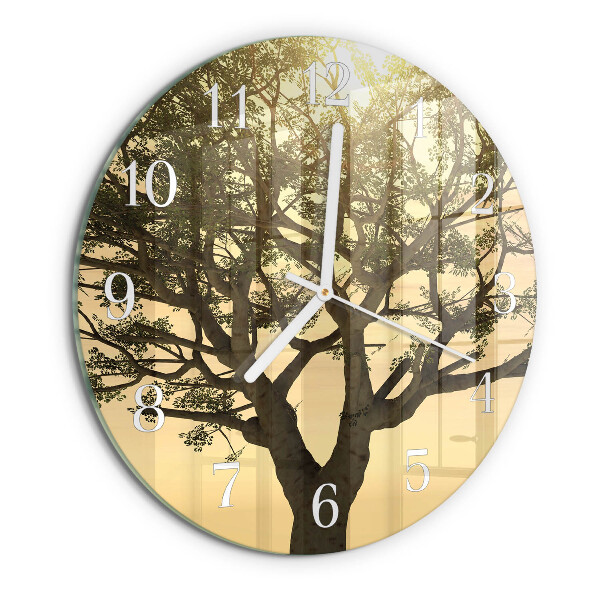 Orologio rotondo Albero