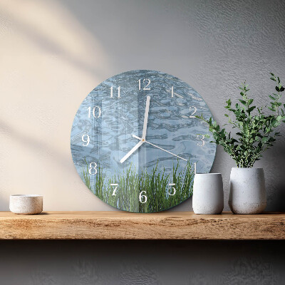 Orologio rotondo Erba Acqua