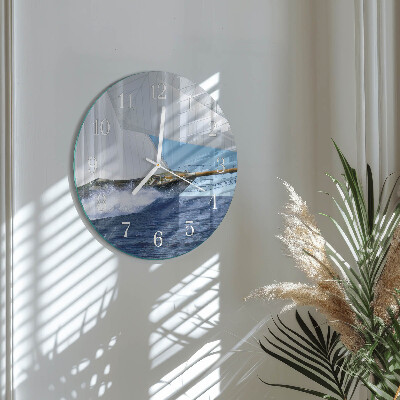 Orologio rotondo Barca a vela