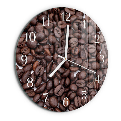Orologio rotondo chicchi di caffè