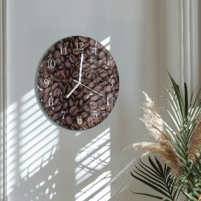 Orologio rotondo chicchi di caffè