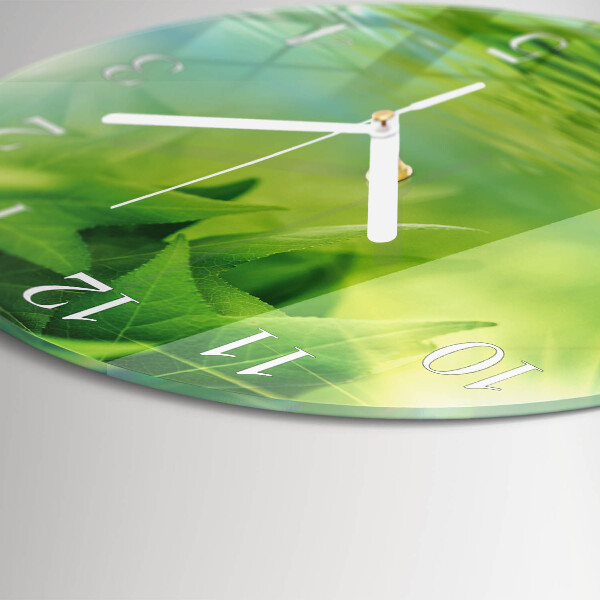 Orologio rotondo Foglie