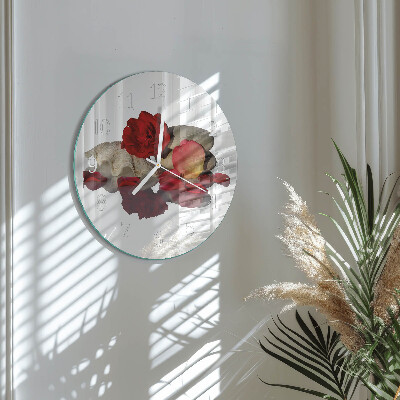Orologio rotondo Rose Bowl