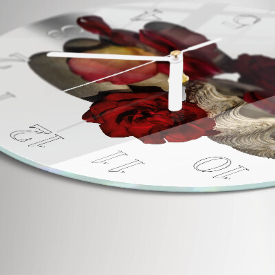 Orologio rotondo Rose Bowl