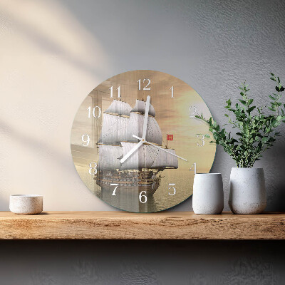 Orologio rotondo Nave