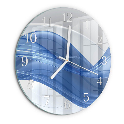 Orologio rotondo Linee astratte