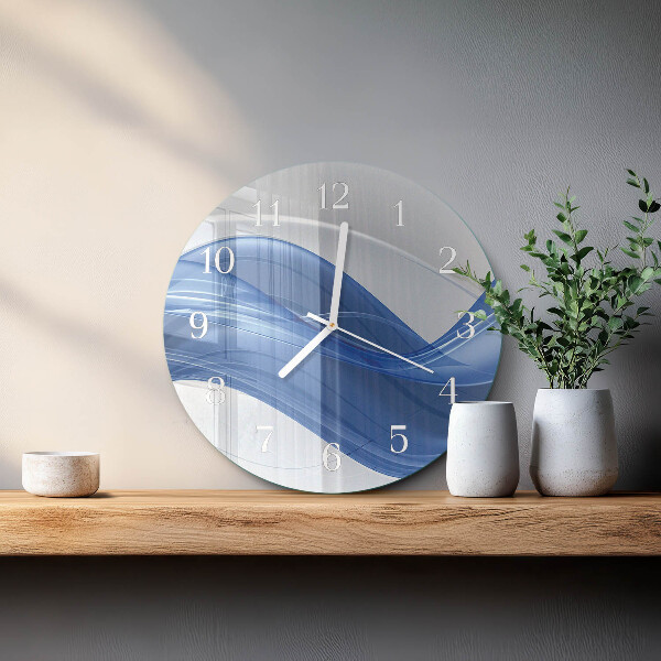 Orologio rotondo Linee astratte