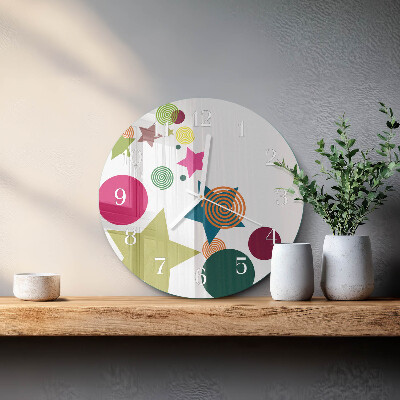Orologio rotondo Stelle