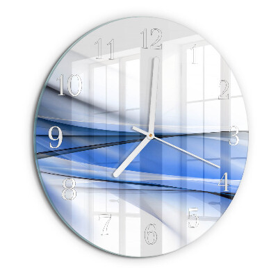 Orologio rotondo Linee astratte