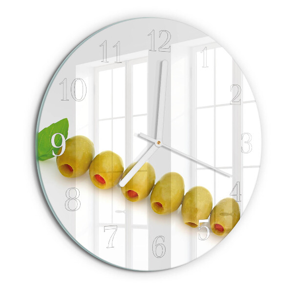 Orologio rotondo Olive