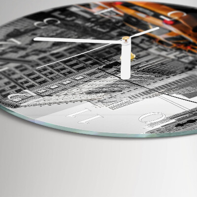 Orologio rotondo Taxi a New York