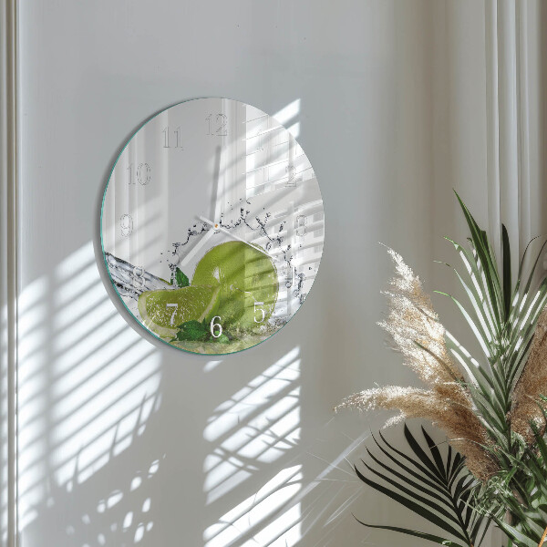 Orologio rotondo Acqua di calce