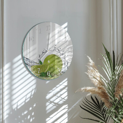 Orologio rotondo Acqua di calce