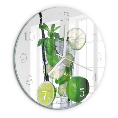 Orologio rotondo Lime e menta