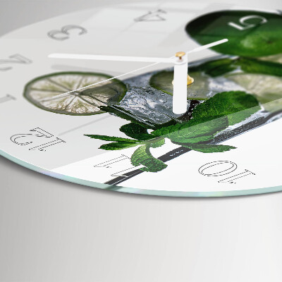 Orologio rotondo Lime e menta