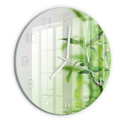 Orologio rotondo Bambù