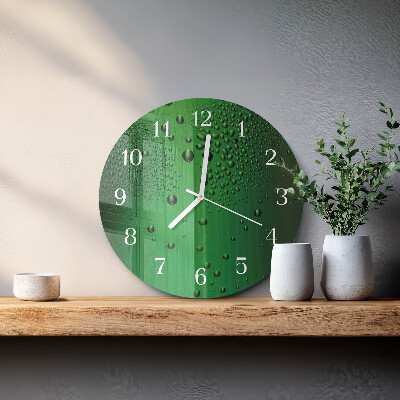 Orologio rotondo Gocce d'acqua