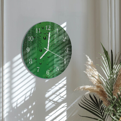 Orologio rotondo Gocce d'acqua