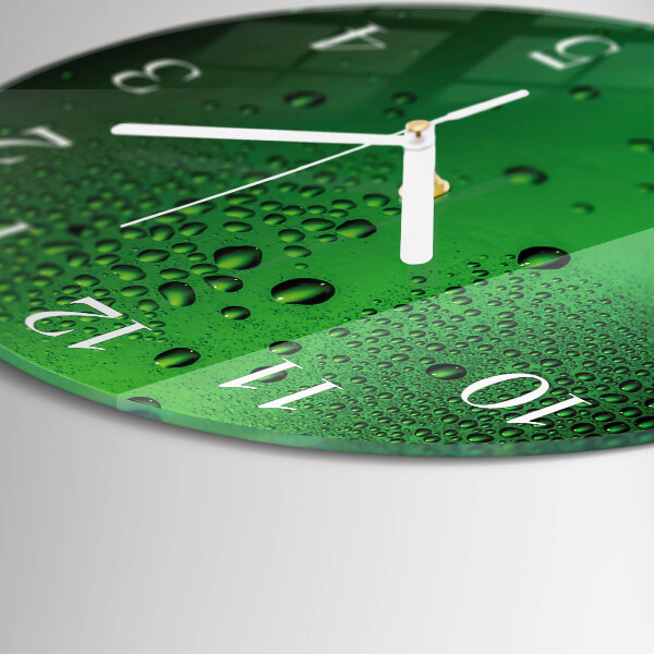 Orologio rotondo Gocce d'acqua