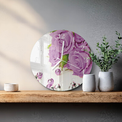 Orologio rotondo Rose