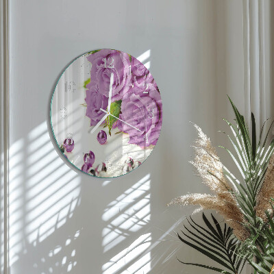 Orologio rotondo Rose