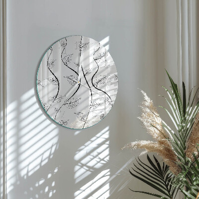 Orologio rotondo L'arte delle foglie
