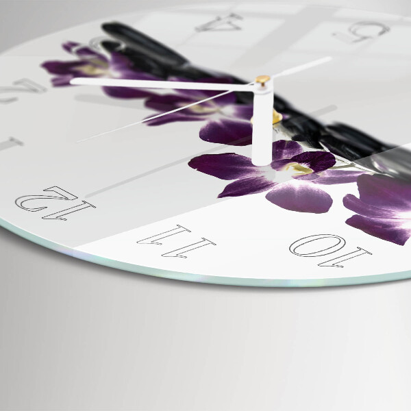 Orologio rotondo Orchidea
