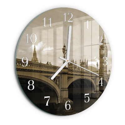 Orologio rotondo Ponte Sepia