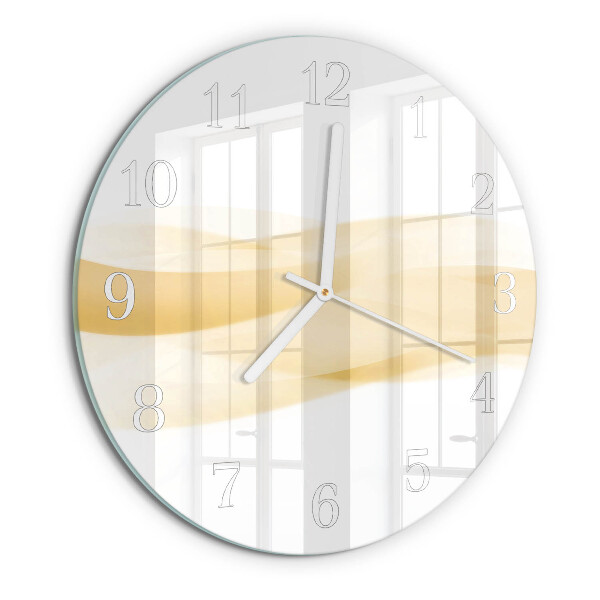 Orologio rotondo Onda astratta