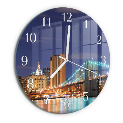Orologio rotondo Ponte orizzontale