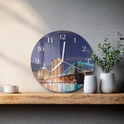 Orologio rotondo Ponte orizzontale