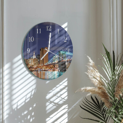 Orologio rotondo Ponte orizzontale