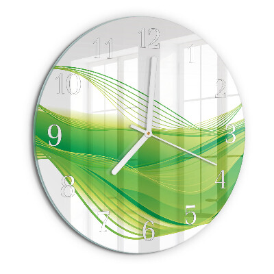 Orologio rotondo Linee astratte