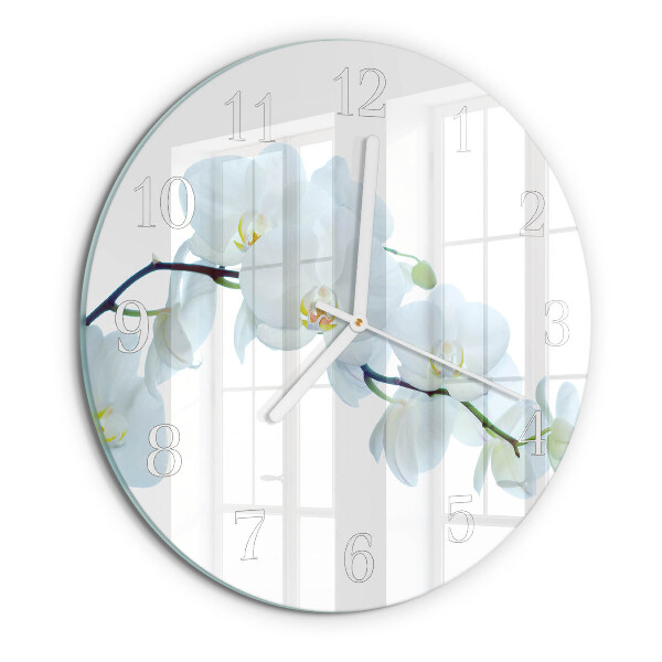 Orologio rotondo Orchidea