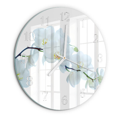 Orologio rotondo Orchidea