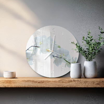 Orologio rotondo Orchidea