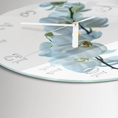 Orologio rotondo Orchidea