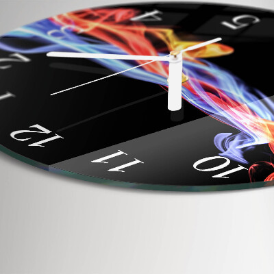 Orologio rotondo Fumo astratto