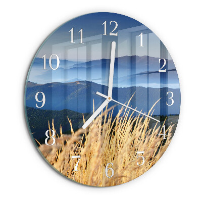 Orologio rotondo Erba di montagna