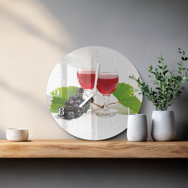 Orologio rotondo Uva per il vino
