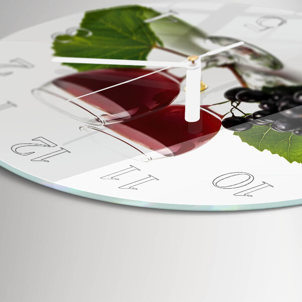 Orologio rotondo Uva per il vino