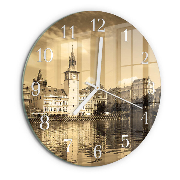 Orologio rotondo Castello di Sepia