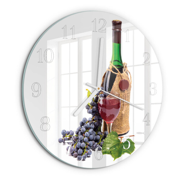 Orologio rotondo Uva per il vino