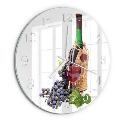 Orologio rotondo Uva per il vino