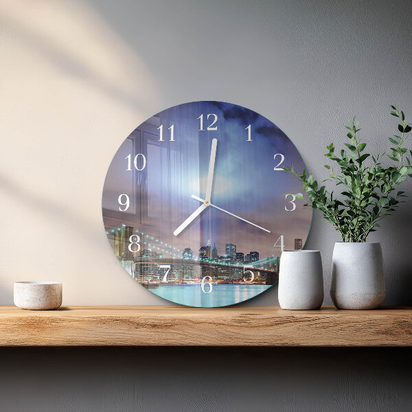 Orologio rotondo Notte dell'orizzonte