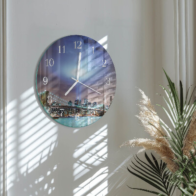 Orologio rotondo Notte dell'orizzonte