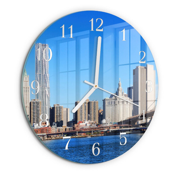 Orologio rotondo Orizzonte seppia