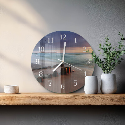 Orologio rotondo Spiaggia Mare