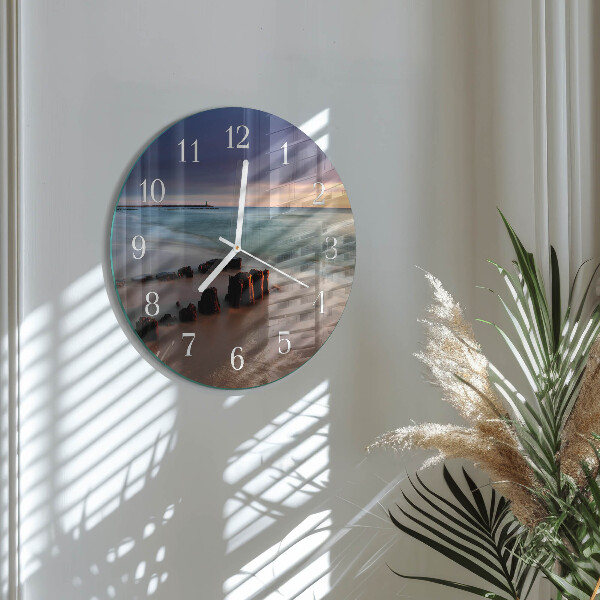 Orologio rotondo Spiaggia Mare