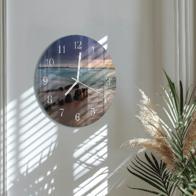 Orologio rotondo Spiaggia Mare